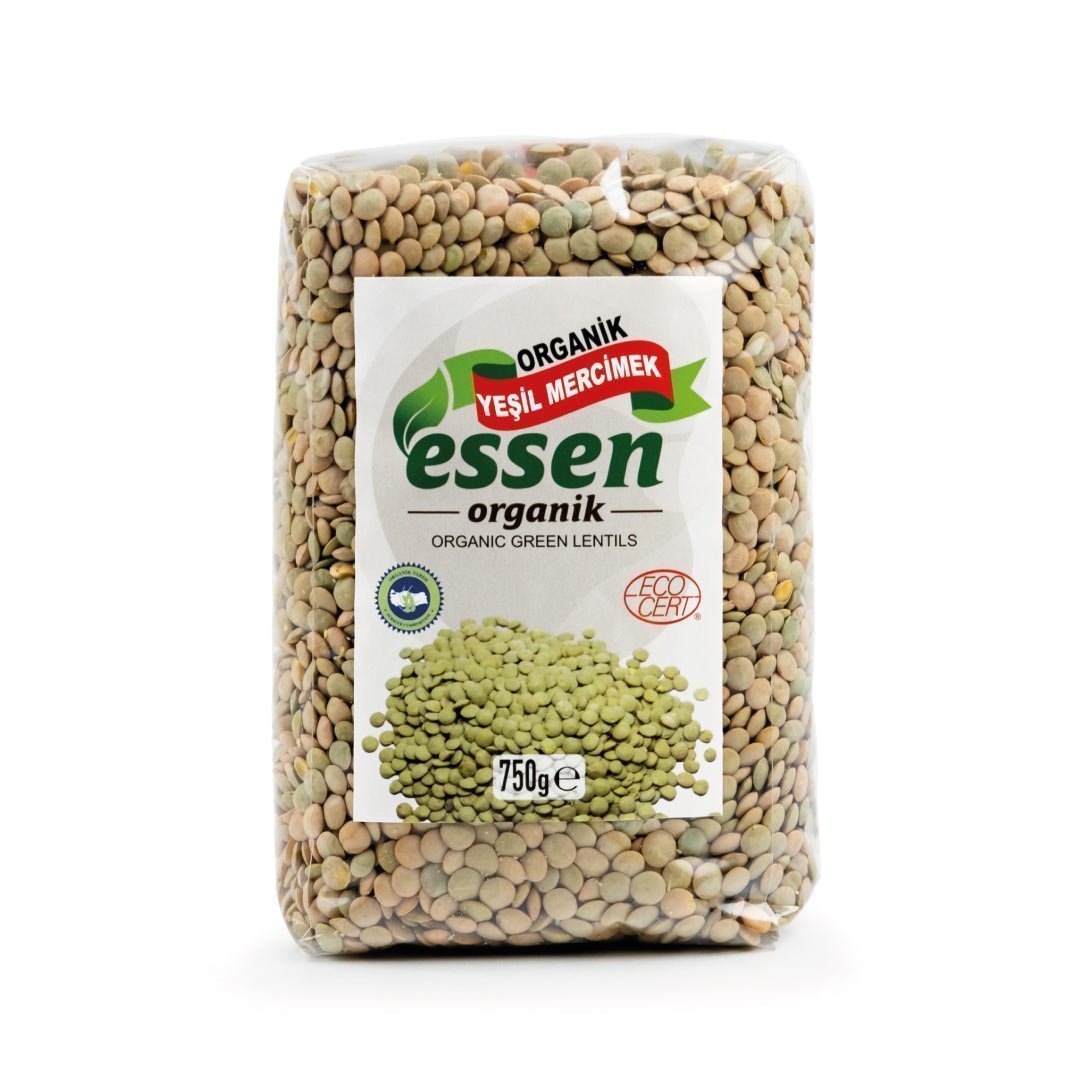 ESSEN - Organik Yeşil Mercimek 750 Gr