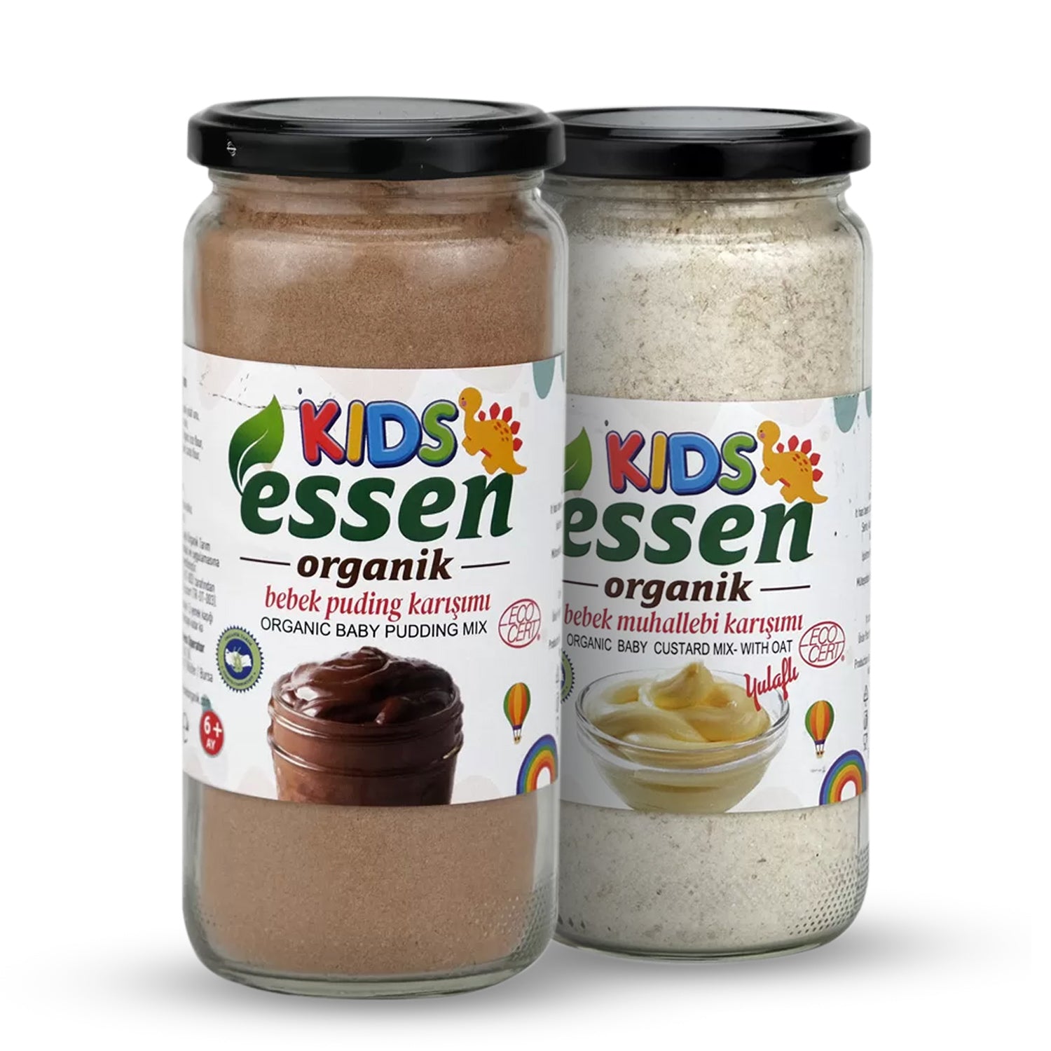 ESSEN - Essen Organik Bebek Puding Karışımı ve Organik Bebek Muhallebi Karışımı 2’li Paketi -